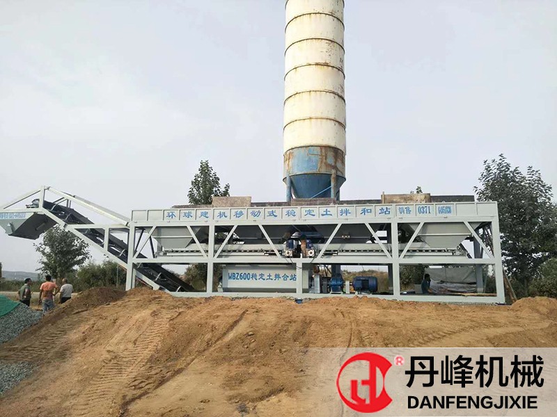 YWBZ600移動免基礎(chǔ)穩(wěn)定土拌合站設(shè)備