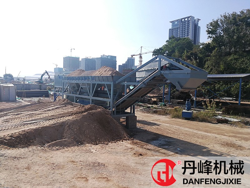 YWBZ500移動免基礎(chǔ)水穩(wěn)拌合站多少錢